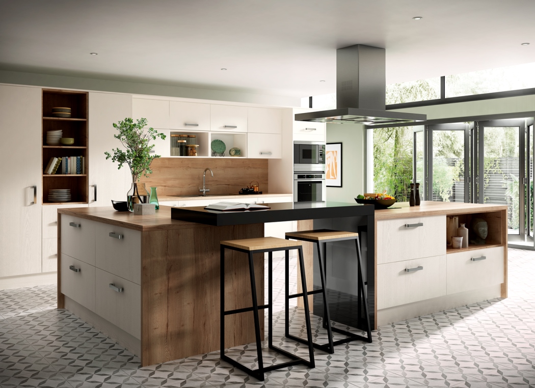 thumbnail image of Accent Natural Halifax Oak and Accent Procelain Ash